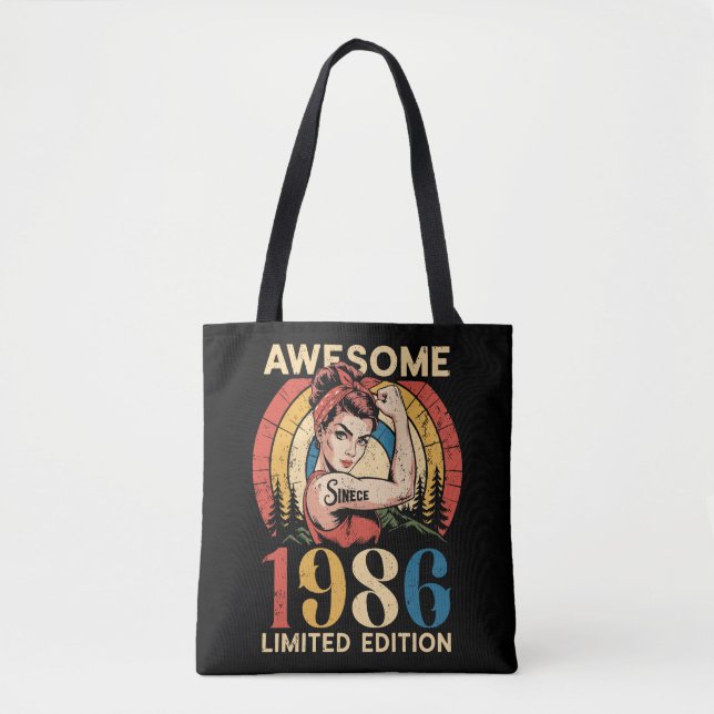 Awesome Since 1986 Retro 40th Women's Birthday  (Vorderseite)