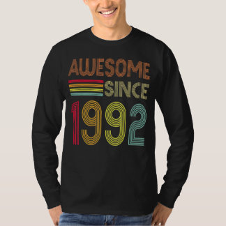 Awesome Since 1992 30th Birthday Retro T-Shirt