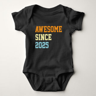 Awesome Since 2025 1st Birthday Funny Baby Strampler