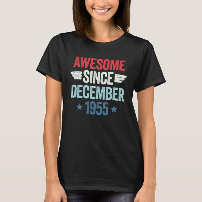 Awesome Since December 1955 1 T-Shirt (Vorderseite)