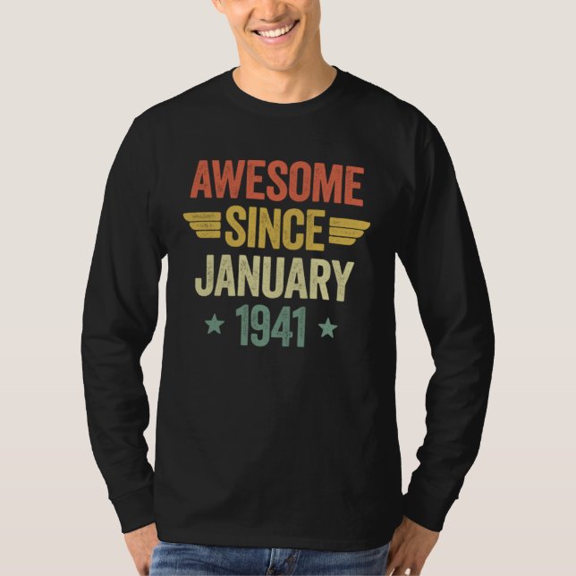 Awesome Since January 1941 T-Shirt (Vorderseite)