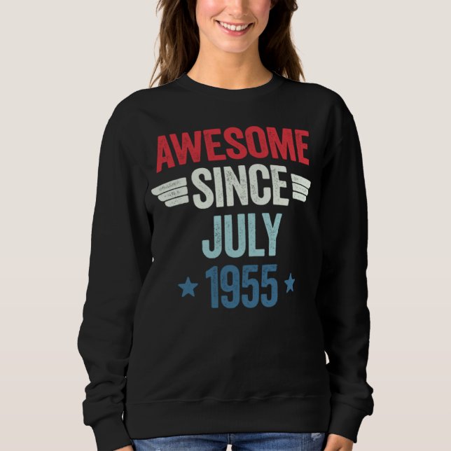 Awesome Since July 1955 Sweatshirt (Vorderseite)