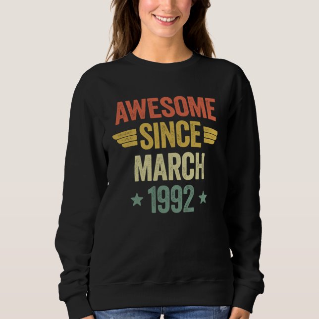 Awesome Since March 1992 Sweatshirt (Vorderseite)