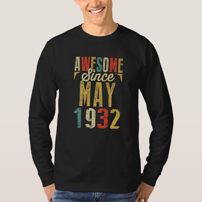 Awesome Since May 1932 T-Shirt (Vorderseite)