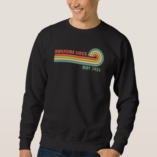 Awesome Since May 1951 Sweatshirt (Vorderseite)