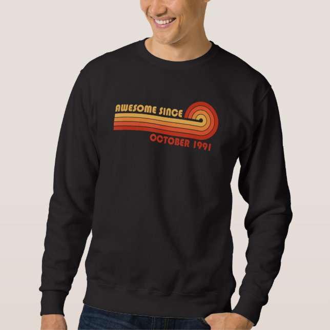 Awesome Since October 1991 Sweatshirt (Vorderseite)