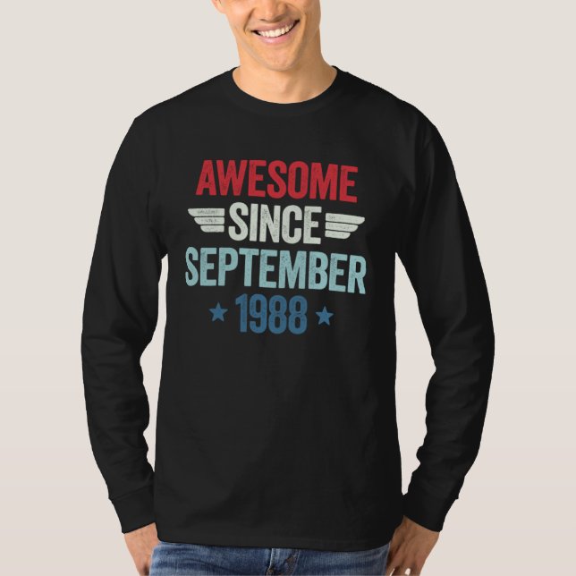 Awesome Since September 1988 T-Shirt (Vorderseite)
