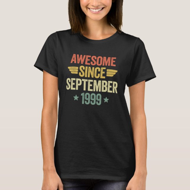 Awesome Since September 1999 T-Shirt (Vorderseite)