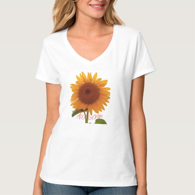AWESOME SUNFLOWER T-Shirt (Vorderseite)