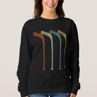 Awesome Vintage Ice Hockey Sticks Sweatshirt
