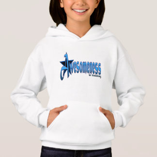 Awesomeness im Training in der blauen Jugend Hoodie