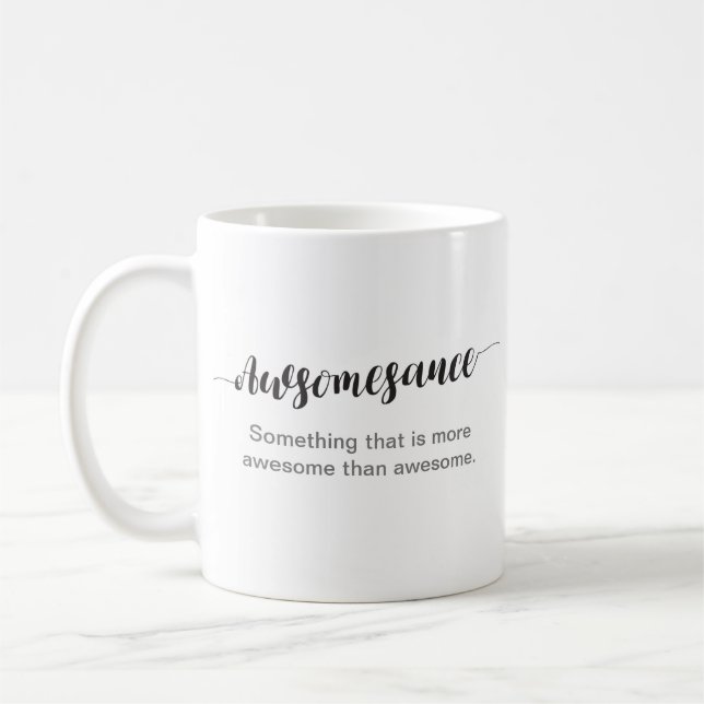 Awesomesauce: Fantastischer als fantastisch! | Tasse (Links)