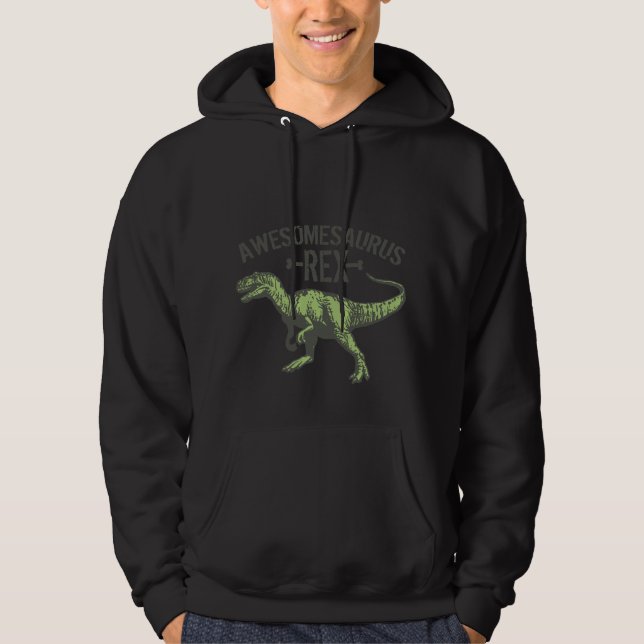 Awesomesaurus Rex Hoodie (Vorderseite)