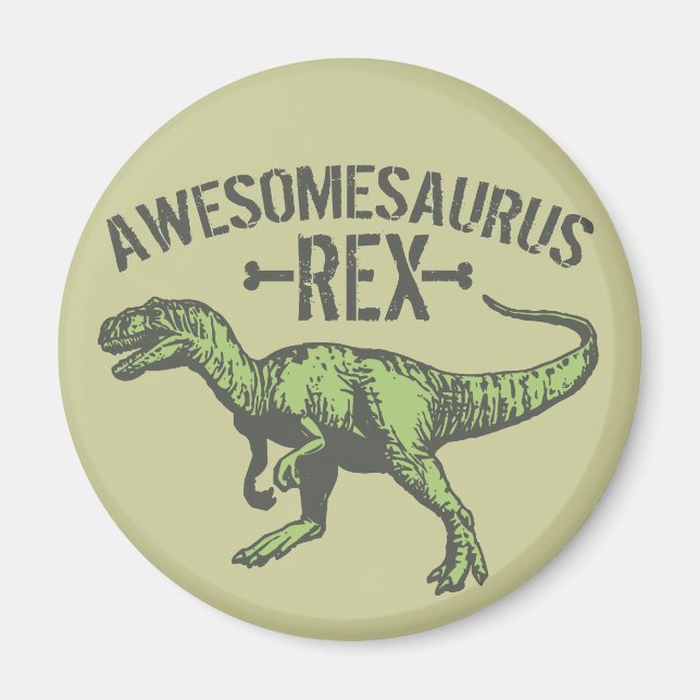 Awesomesaurus Rex Magnet (Vorne)