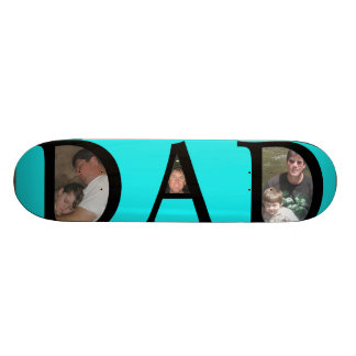Awesomest Vater-Vatertag addieren Ihr Bild-Logo Skateboard