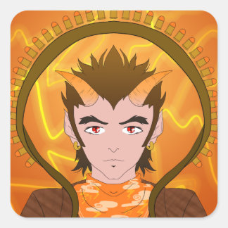 AWGRaijin Quadratischer Aufkleber