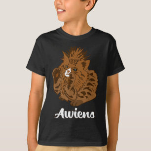 Awiens Cat Meme for Men Women Girls Kinder T-Shirt