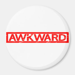 Awkward-Briefmarke Magnet