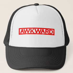 Awkward-Briefmarke Truckerkappe