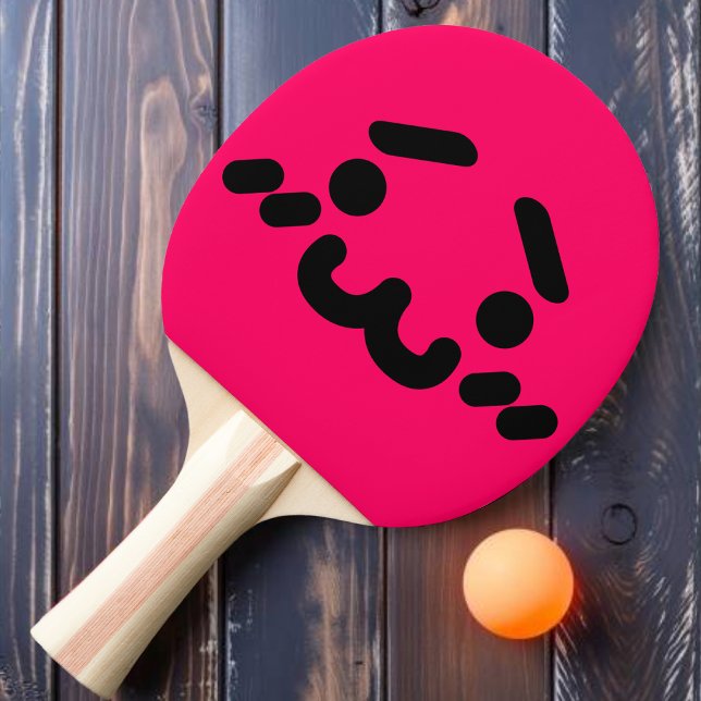 Awkward Niedlich Face Pink Ping Pong Paddle Tischtennis Schläger (Von Creator hochgeladen)