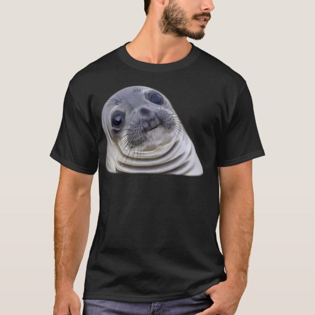 Awkward Siegel - Funnyjunk Funny T-Shirt (Vorderseite)