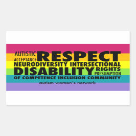 AWN Rainbow Pride Aufkleber