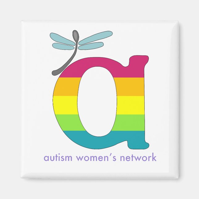 AWN Rainbow Pride Logo-Magnet Magnet (Vorne)