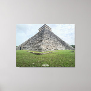 aWorld2Celebrate: El Castillo, Chichén Itzá Leinwanddruck
