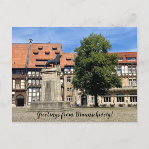 aWorld2Celebrate: Grüße aus Braunschweig! Postkarte