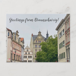aWorld2Celebrate: Grüße aus Braunschweig! Postkarte