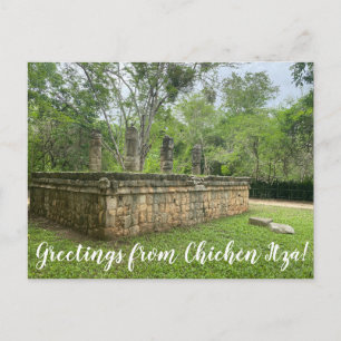 aWorld2Celebrate: Grüße aus Chichén Itzá! Postkarte