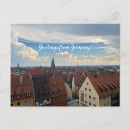 aWorld2Celebrate: Grüße aus Deutschland! Postkarte