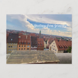 aWorld2Celebrate: Grüße aus Deutschland! Postkarte