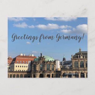 aWorld2Celebrate: Grüße aus Deutschland! Postkarte