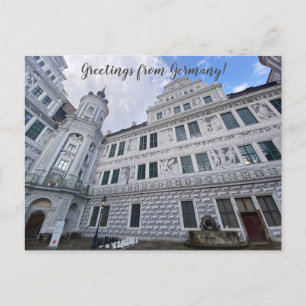 aWorld2Celebrate: Grüße aus Deutschland! Postkarte