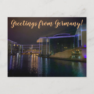 aWorld2Celebrate: Grüße aus Deutschland! Postkarte