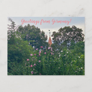 aWorld2Celebrate: Grüße aus Deutschland! Postkarte