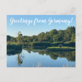 aWorld2Celebrate: Grüße aus Deutschland! Postkarte
