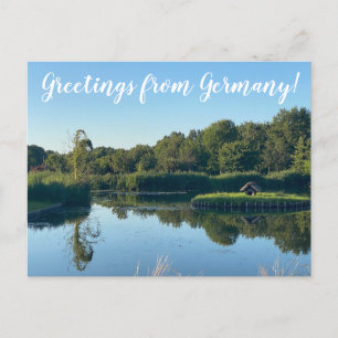 aWorld2Celebrate: Grüße aus Deutschland! Postkarte