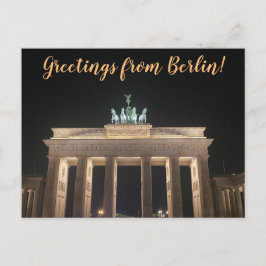 aWorld2Celebrate: Grüße aus Deutschland! Postkarte