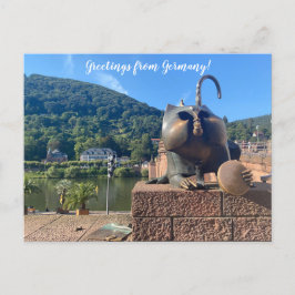 aWorld2Celebrate: Grüße aus Deutschland! Postkarte