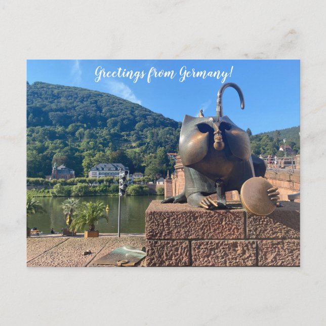 aWorld2Celebrate: Grüße aus Deutschland! Postkarte (Vorderseite)