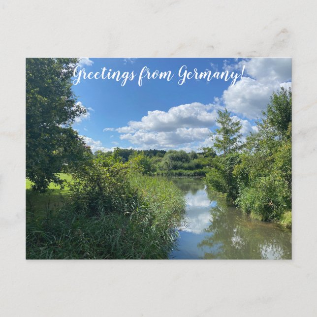 aWorld2Celebrate: Grüße aus Deutschland! Postkarte (Vorderseite)