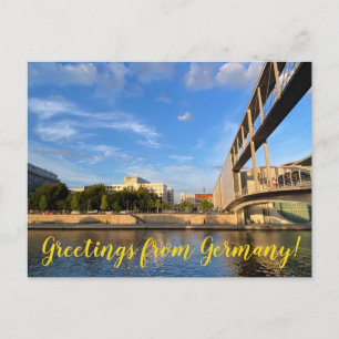 aWorld2Celebrate: Grüße aus Deutschland! Postkarte