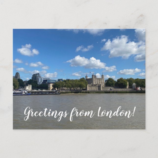 aWorld2Celebrate: Grüße aus London! Postkarte (Vorderseite)