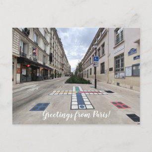 aWorld2Celebrate: Grüße aus Paris! Postkarte