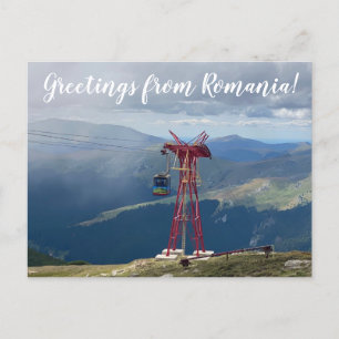 aWorld2Celebrate: Grüße aus Rumänien! Postkarte