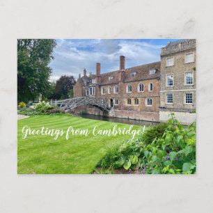 aWorld2Celebrate: Grüße von Cambridge! Postkarte