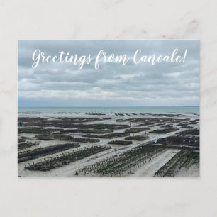 aWorld2Celebrate: Grüße von Cancale! Postkarte