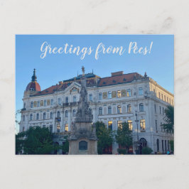 aWorld2Celebrate: Grüße von Pécs! Postkarte